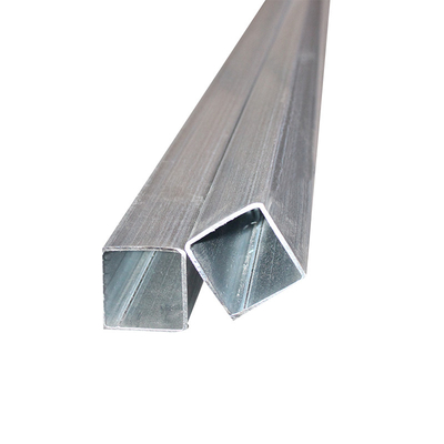 ASTM A36 Предварительно оцинкованная прямоугольная сварная стальная труба MS железная квадратная труба